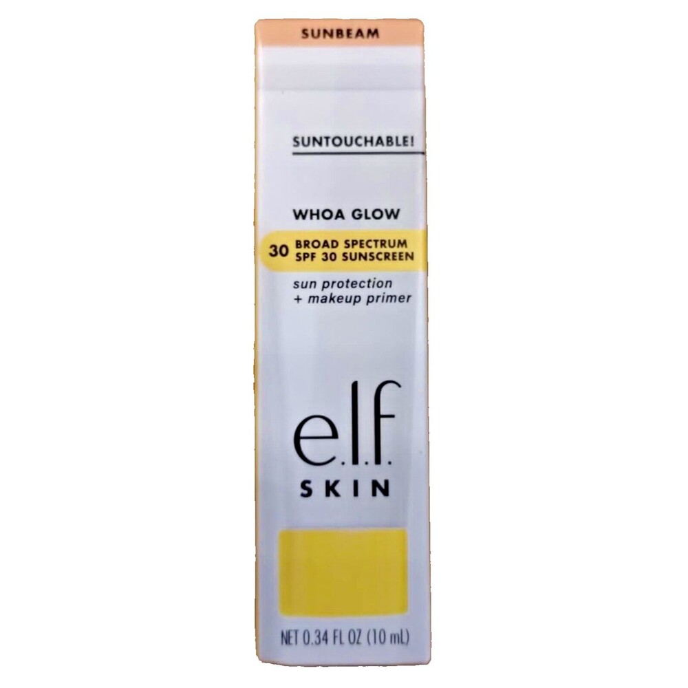 ELF Whoa Glow SPF 30 Tinted Sunscreen Primer In Sunbeam 0.34oz